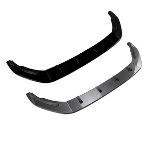 Amp Z Front <b>Lip</b> For Volkswagen Golf Mk7 2013 2016 Carbon Fiber Texture Matte Finish Front Bumper <b>Splitter</b> - Product Image 3
