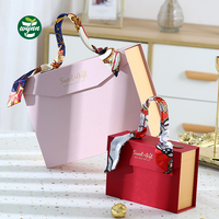 Boîte cadeau pliable de luxe personnalisée avec couvercle magnétique