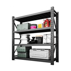 5 tier warehouse storage racks garage shelves unit