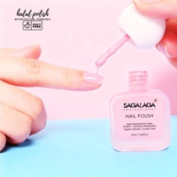 Lot de vernis à ongles hydratants SAGALAGA sans TPO, effet œil de chat, en gros, pour manucure douce