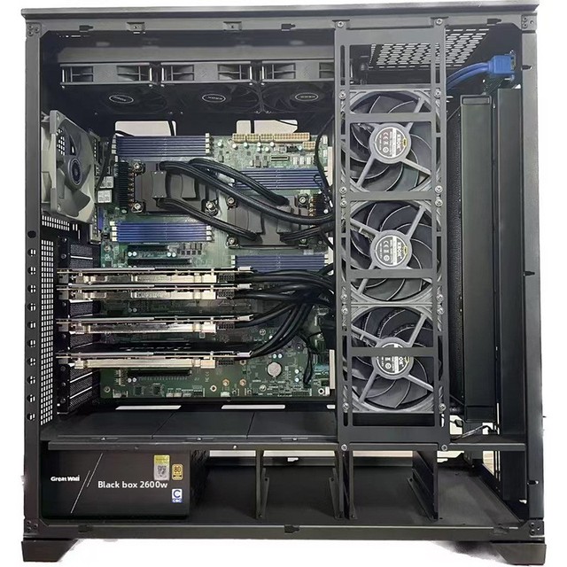 Factory 4-GPU RTX 5090 Pro 6000 Liquid Cooling Tower AI Server Workstation Ready Stock for AI Research & Model Training