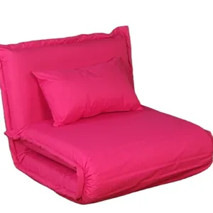 European Style Home Furniture Floor Metal Leisure Fabric Sofa Bed Space Saving Game Chair Single Sofa Cum Bed