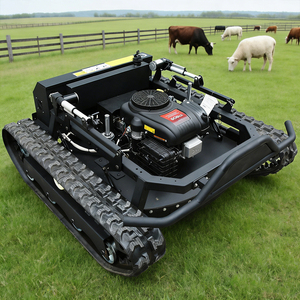 Tondeuse à gazon télécommandée RTK-550, coupe-herbe à chenilles à essence de 550 mm pour la maison et le jardin - Product Image 2