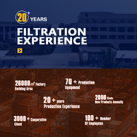 Filter Oli Hidrolik Alternatif Jaring Baja Tahan Karat Baru, Filter Aliran Tinggi Inline, Filtrasi 10 Mikron Model HY-S501.460.150H-ES