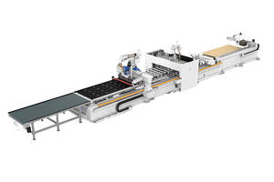 เครื่องแกะสลัก CNC ET-9 CNCWood สำหรับตัดไม้อัดและเจาะรูติดตั้งกลอนประตู พร้อมระบบติดฉลากอัตโนมัติ - Product Image 6