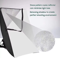Boîte à lumière pliable de haute qualité pour studio photo, personnalisable en gros, avec 4 têtes et douille E27