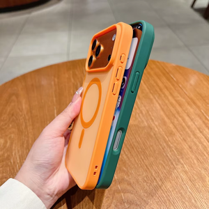 เคสโทรศัพท์แบบแม่เหล็กไร้สายสีลูกกวาดสุดหรู ผลิตจาก TPU และ PC ผิวด้าน สำหรับ iPhone 17 18 16 15 14 13 12 11 Pro Max XR - Product Image 2