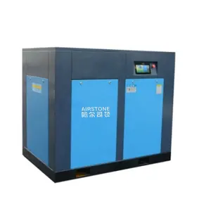 double stage mini air conditioner compressor 55kw 75hp 380V 50HZ 10 bar screw type air screw compressor