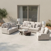 Raffinierte Übergroße Cloud-Couch mit Loungebereich für Komfort im Wohnzimmer, Komfortzentrum um Cloud-Couch und Sofa Cloud
