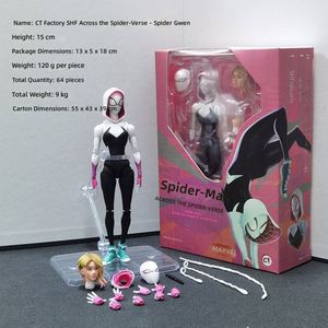 Action Figure in PVC di Spider-Man Symbiote, Gwen, Miles Morales e Spider-Man 2099 della CT Factory - Product Image 5