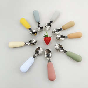 Juego de Cuchara y Tenedor de Acero Inoxidable Personalizado al por Mayor, Libre de BPA, Apto para Lavavajillas, Utensilios de Comida para Bebés y Niños Pequeños - Product Image 2