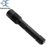 Lampe torche LED UV à ondes courtes OEM ultra-lumineuse 18W SW UVC 255nm 4 LED 12V 1500mA PO 560mW 4 cœurs 254nm pour roches fluorescentes