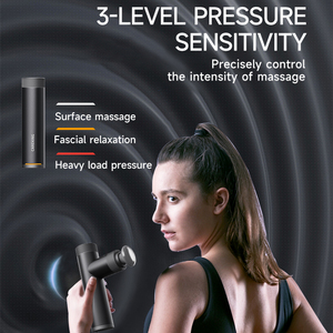 Pistola de fascia de grado profesional DARIUS con calefacción y 5 ajustes de velocidad Mini pistola de masaje directa de fábrica para alivio muscular - Product Image 5