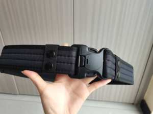 Conjunto de Cinto Tático Masculino de Nylon e EVA Preto de 5 CM de Alta Qualidade Direto da Fábrica com Fivela de Clipe para Uniforme Utilitário de Segurança com Logo Personalizado - Product Image 2