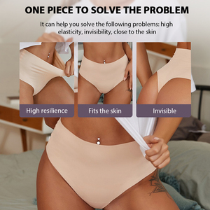 <span class=keywords><strong>Perizoma</strong></span> per Bikini da donna con Logo personalizzato senza cuciture in cotone elasticizzato - Product Image 5
