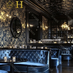 Meuble de restaurant italien personnalisé de luxe vitrine incurvé<span class=keywords><strong>e</strong></span> en verre comptoir de <span class=keywords><strong>bar</strong></span> - Product Image 3