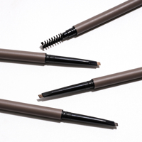 Crayon à sourcils imperméable personnalisé à marque privée avec brosse, ensemble de crayons à sourcils, emballage, stylo à sourcils
