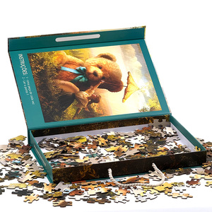 Rompecabezas Personalizado con Mapa del Mundo, Forma Personalizable de Fábrica, 1000, 3000, <span class=keywords><strong>10000</strong></span> <span class=keywords><strong>Piezas</strong></span>, Rompecabezas de Anime con Gatos - Product Image 1