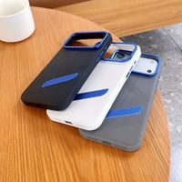 Coque de téléphone pour iPhone 18 Pro Max, en métal, avec dissipation thermique, en similicuir, compatible avec les modèles 17 Air, 16 Plus, 15