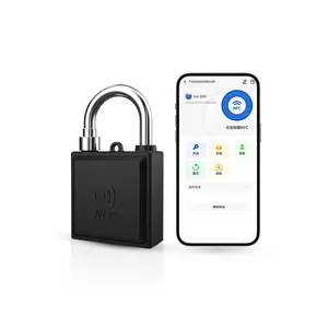 ILOQ Smart Lock Mobile Phone IOS Android NFC Reverse Power Supply Keyless Card Door Padlock For Power Industry Smart Padlock