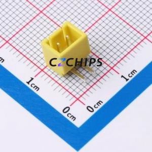 ZX-HA2.54-2PWZ-Y Wire-to-Board Pin Header Bent Lead Through Hole,P=2.5mm Connector 1x2P 2.5mm Right Angle Insert XHB - Product Image 1