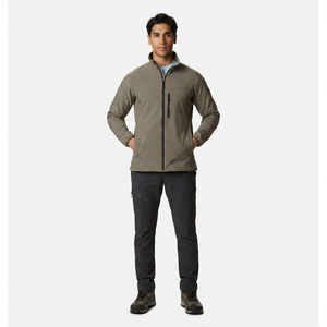 Lightweight Bulk Quantity <b>Long</b> Sleeves Custom Made <b>Men</b> Softshell <b>Jacket</b> New Arrival Street Wear Stand Front Waterproof Hooded - Product Image 1