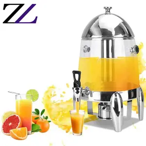 Distributeur de café portable en acrylique, contenance de 12l, pour conserver les jus de fruits, avec chauffage électrique, idéal pour les buffet