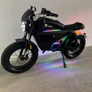 Bicicleta Eléctrica de Alto Rendimiento para Adultos, Negra, 3000w, con Motor de 3000w, Envío desde Almacén en EE. UU., Modelo SK-2 - Product Image 2