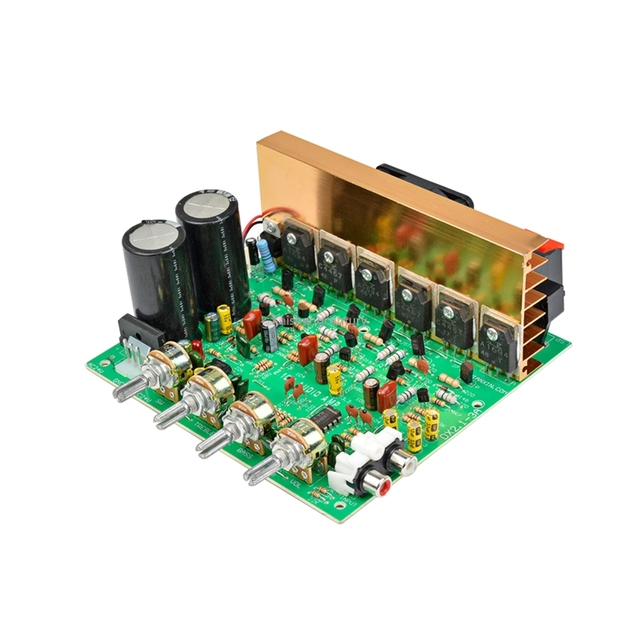2.1 Channel 2 x40W High Power Amplifier Subwoofer Amplifier Board Dual AC18-24V Home Theater Amplifier Audio Board