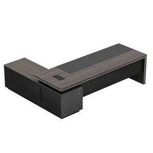 Bureau de direction moderne en forme de L en MDF E1 pour la protection de l'environnement, idéal pour les mobilier de bureau commercial - Product Image 5