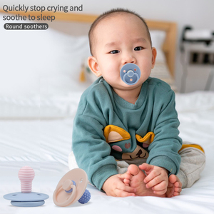 <span class=keywords><strong>Ciuccio</strong></span> su misura del bambino del Silicone del commestibile infantile <span class=keywords><strong>rotondo</strong></span> sveglio dei prodotti del bambino - Product Image 6