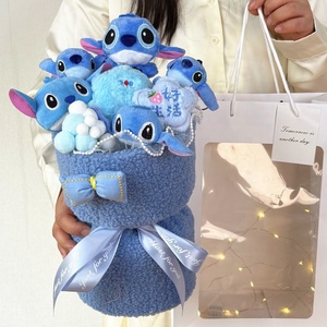 Bouquet de fleurs artificielles en peluche, jouet en peluche, poupée en tissu de dessin animé, 31 cm-50 cm, cadeau d'anniversaire, de remise de diplôme, de la Saint-Valentin 2025 - Product Image 4