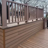 WPC Composite Hardwood Decking, Outdoor Decking