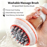 Appareil de massage électrique à brosse Meridian de 9e génération, brosse de massage à 40 niveaux, charge sans fil pour le cou