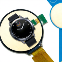 Écran d'affichage de montre TFT IPS à cristaux liquides de 1,28 pouce 240x240 4-SPI, assemblage d'écran circulaire pour jouet IA intelligent, yeux de robot, bouton rotatif