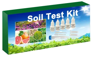 Kit de teste de nitrogênio, kit de ensaio de solo da jardinagem