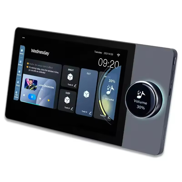 2025 Android Smart House Home Automation Controller Wall Tuya Zigbee Wifi Smart Power Dimmer Light Switch Touch Screen