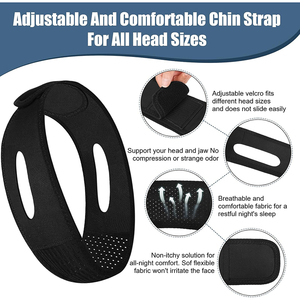 Großhandel verstellbare atmungsaktive Anti-Schnarch-Geräte V Face Shaping Correction <span class=keywords><strong>Belt</strong></span> Kinnriemen zum Schlafen - Product Image 4