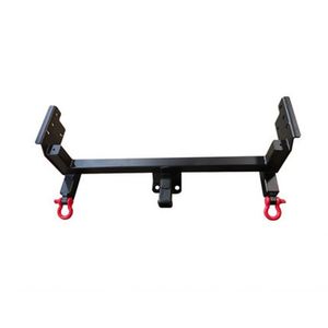 Pièces de châssis de remorque automobile en acier pour caravanes de voyage, avec crochet d'attelage réglable et système de levage - Product Image 1