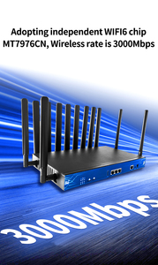 Enrutador 5g con tarjeta SIM de alta calidad 802.11ax 3000Mpbs WIFI6 4G 5G LTE Openwrt 21 2x2 MIMO WiFi enrutador inalámbrico - Product Image 2