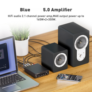 Amplificateur de puissance audio Fosi Audio 2.1 canaux, récepteur audio pour haut-parleur et <span class=keywords><strong>caisson</strong></span> de basses 165Wx2 +350W BT30D PRO - Product Image 4