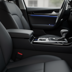 Reposabrazos para Auto Negro, 5.1 x 12.4 x 11.4 a 20.1 Pulgadas, ABS, Accesorio Interior Confortable - Product Image 2