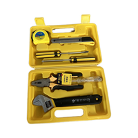 Ensemble de 8 outils multifonctionnels en acier au carbone pour la réparation à domicile avec emballage rigide personnalisable OEM