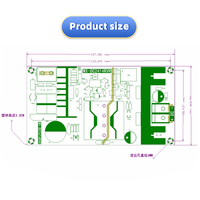 Alimentation à découpage réglable 150W 24V 6A 100-220VAC à 3-24V DC avec carte de module d'alimentation à affichage numérique à cadre ouvert