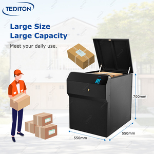Boîte <span class=keywords><strong>aux</strong></span> <span class=keywords><strong>lettres</strong></span> intelligente extérieure Tediton, boîte de livraison sécurisée pour colis - Product Image 2