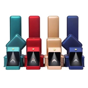 Juego de Cajas de Joyería Rectangulares Elegantes en Dorado con Tapas para Guardar Colgantes, Anillos, Collares, Pulseras y Brazaletes, Marca EVERWIN LED - Product Image 5