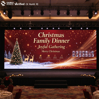 Écran LED de location pour événements intérieurs de Noël P2.6 P2.9 P3.9 Panneau mural vidéo LED 500*500mm pour scène, spectacle de fin d'année et toile de fond de fête