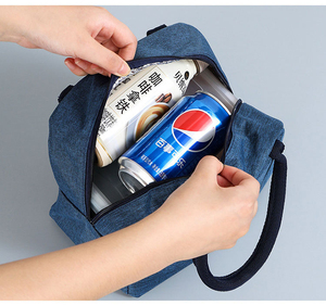Women Men School Office Portable Thermal Food Insulated Mini Picnic Cooler Lunch Bags - Product Image 3