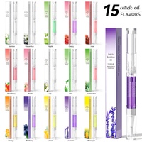 JTING Huile pour cuticules naturelle et nutritive, 15 saveurs, tubes de 3 ml, faible MOQ, personnalisation gratuite, conception de logo OEM pour marque privée