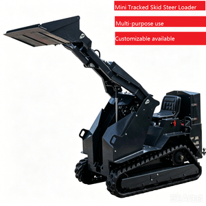 <span class=keywords><strong>Mini</strong></span>-chargeuse compacte haute performance Bailitong 13,5 CV, moteur essence EPA Euro5, chenilles en caoutchouc, engrenage 1 an, petite chargeuse frontale - Product Image 2